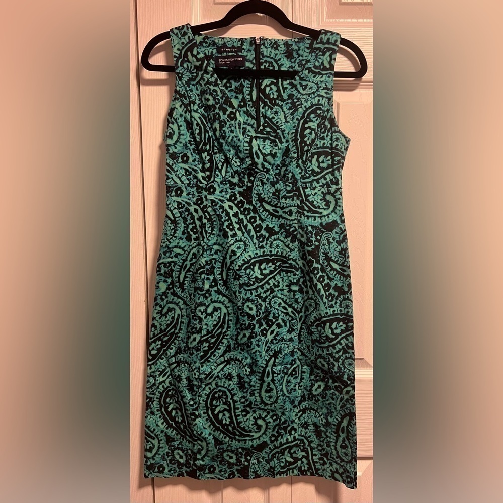 Women's Jones New York Signature Stretch Paisley Print Midi Dress